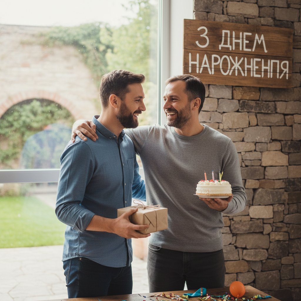чоловічі привітання з днем народження