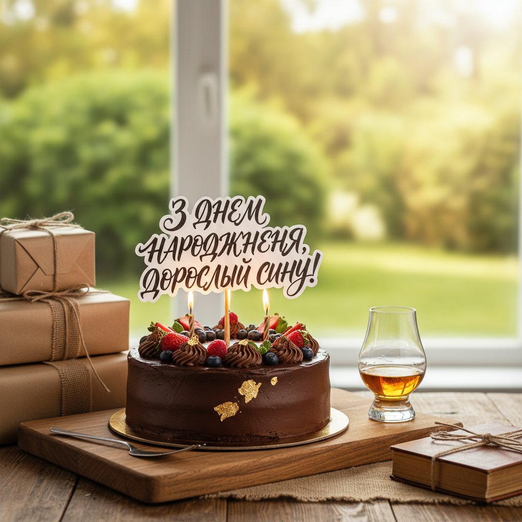картинки з днем народження дорослого сина