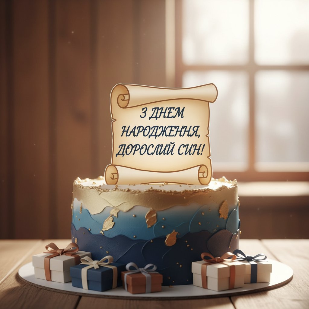 картинки з днем народження дорослого сина