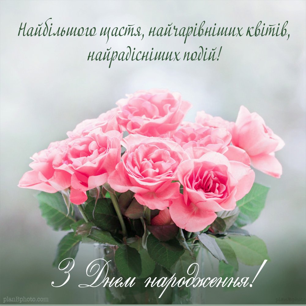 квіти привітання з днем народження подрузі
