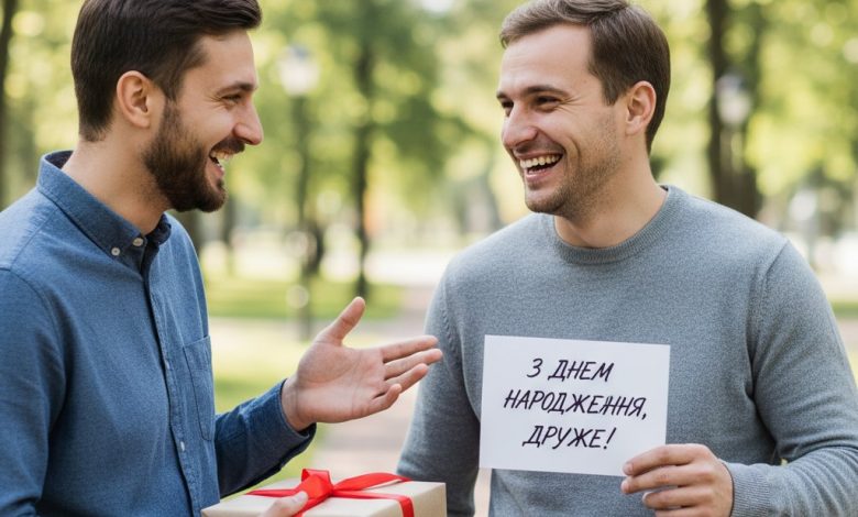 мужчині з днем народження другу