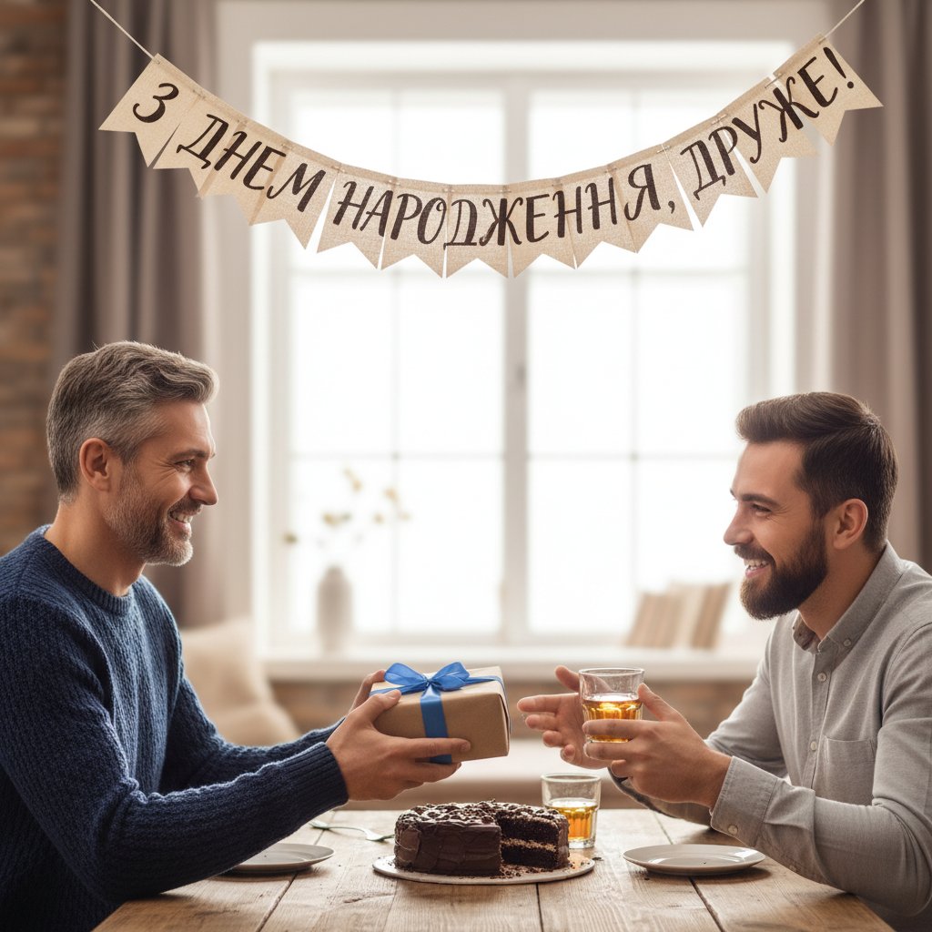 мужчині з днем народження другу