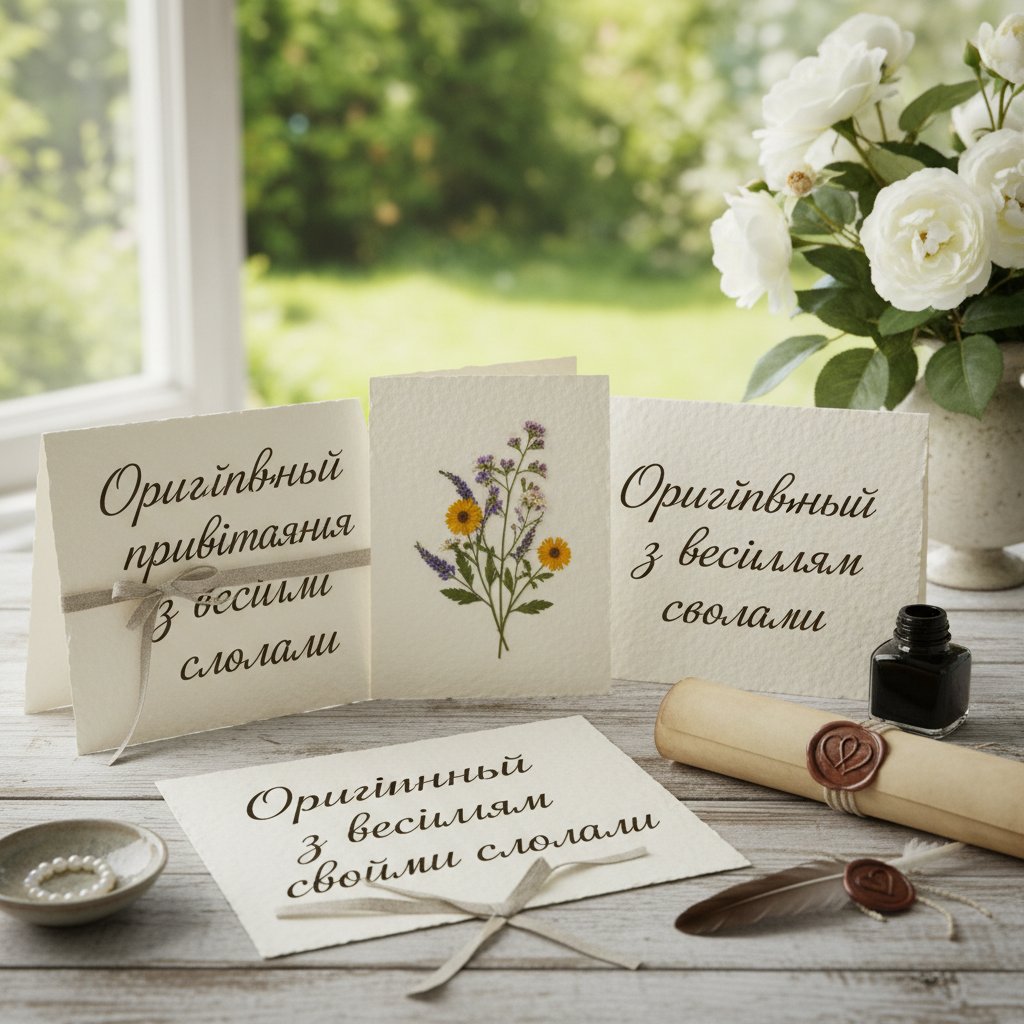 оригінальні привітання з весіллям своїми словами