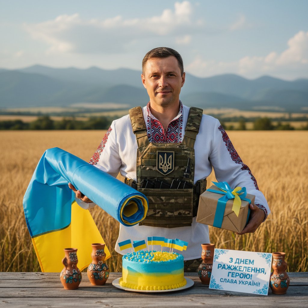 патріотичне привітання з днем народження мужчині