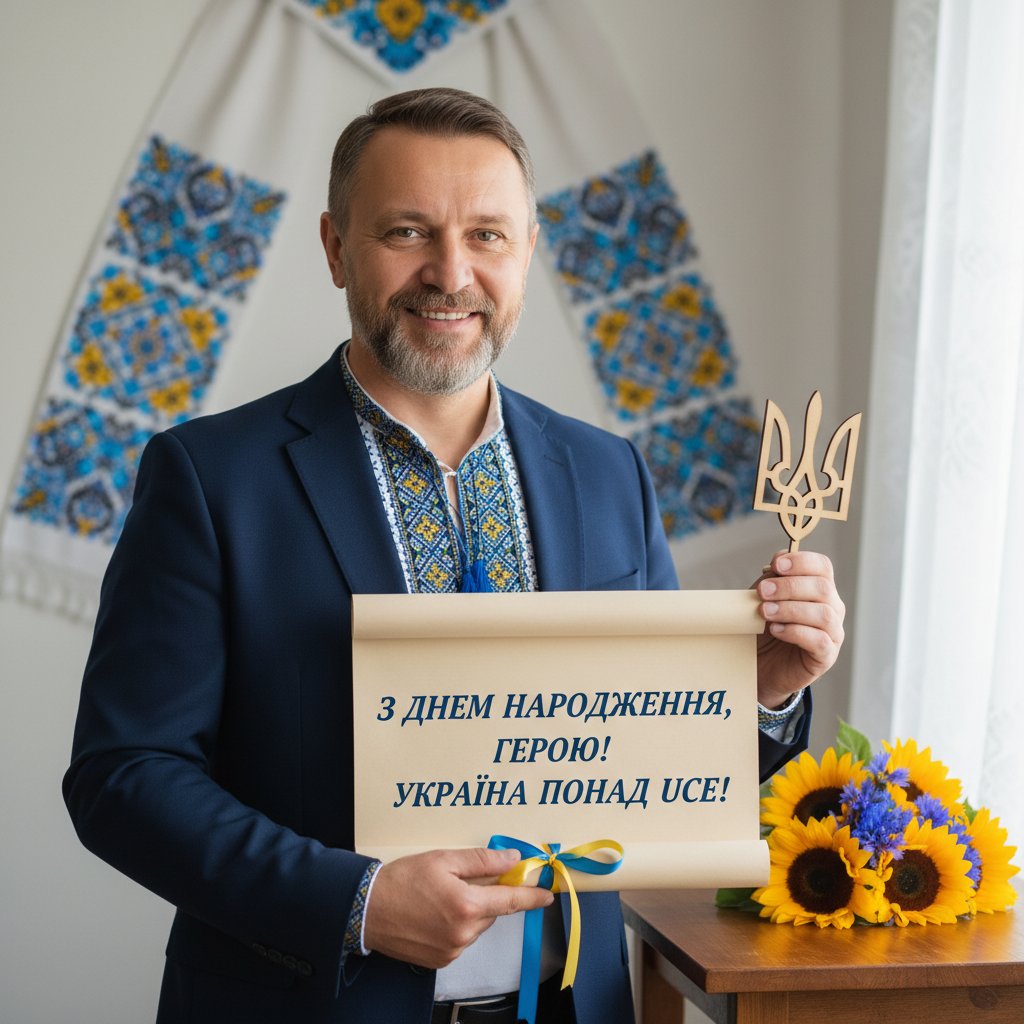 патріотичне привітання з днем народження мужчині
