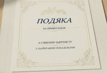 подяка за привітання