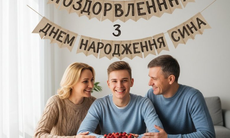 поздоровлення з днем народження сина