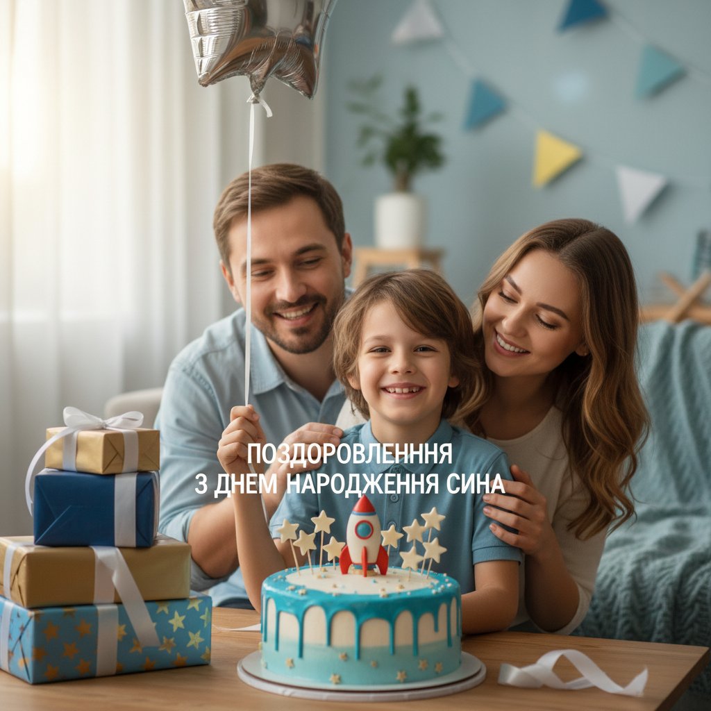 поздоровлення з днем народження сина