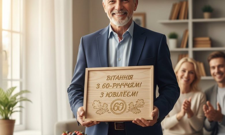 привітання з 60-річчям чоловікові
