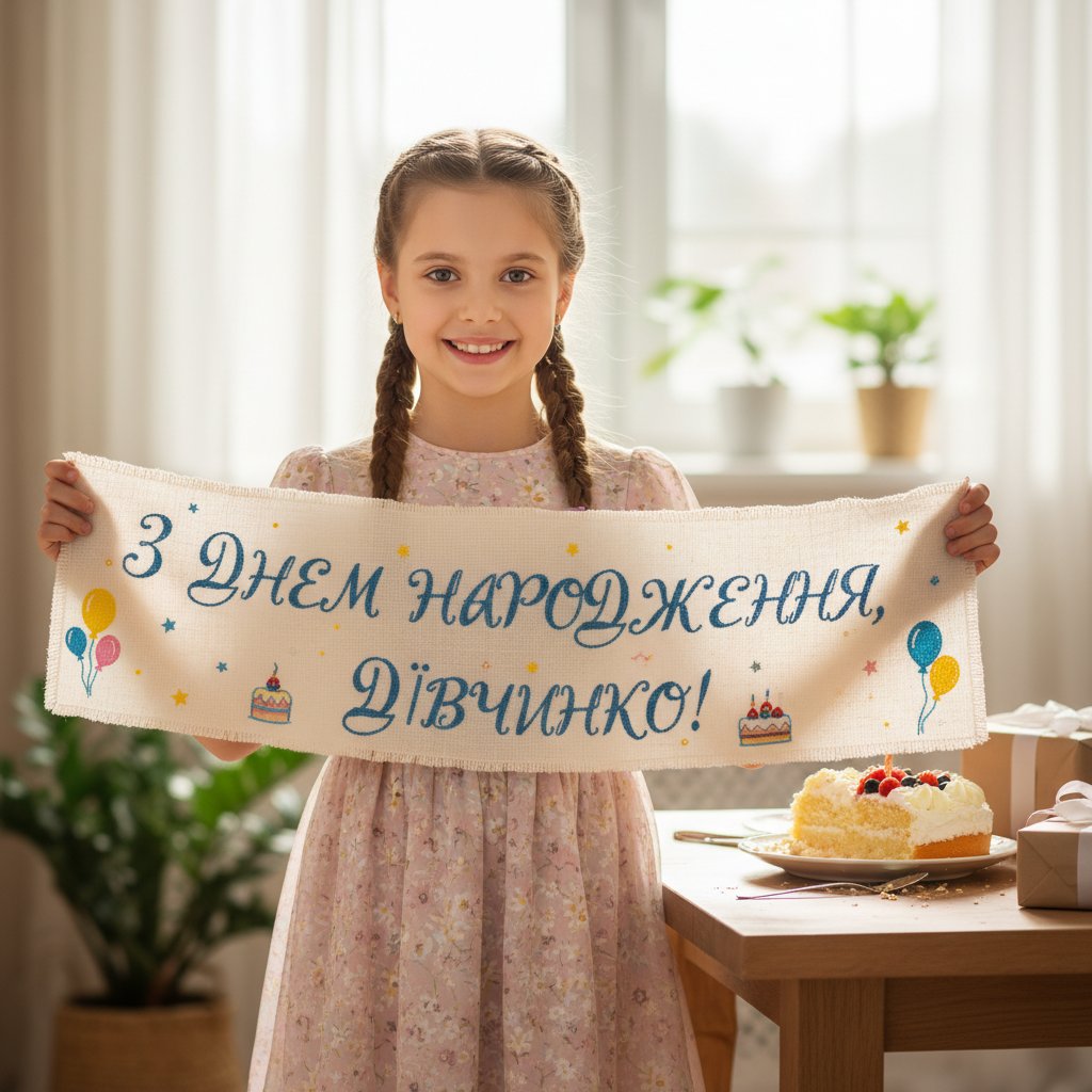 привітання з днем народження дівчинці