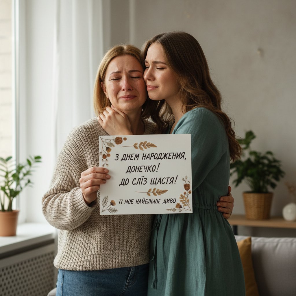 привітання з днем народження дочці до сліз