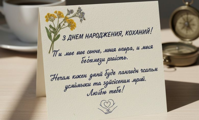 привітання з днем народження хлопцю своїми словами