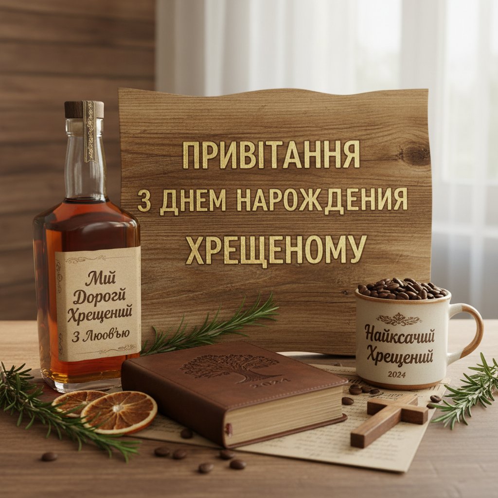 привітання з днем народження хрещеному