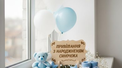 привітання з народженням синочка