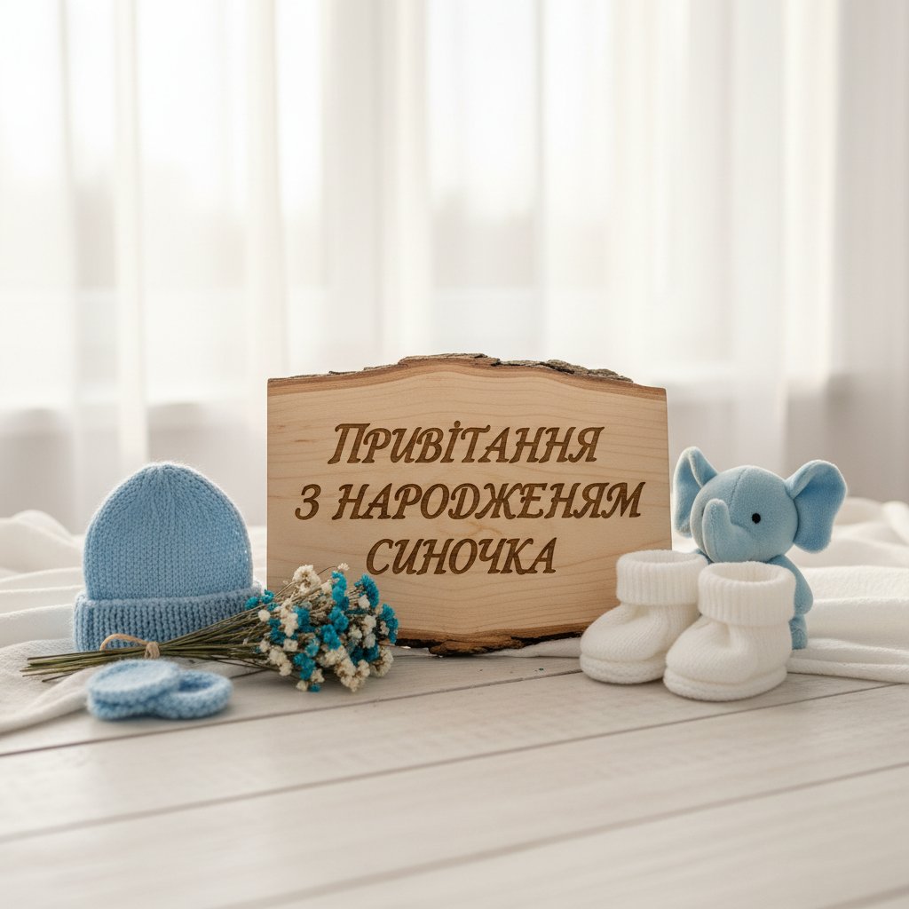 привітання з народженням синочка