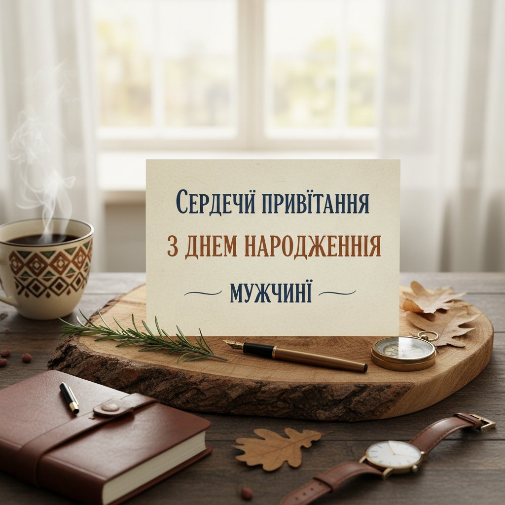 сердечні привітання з днем народження мужчині
