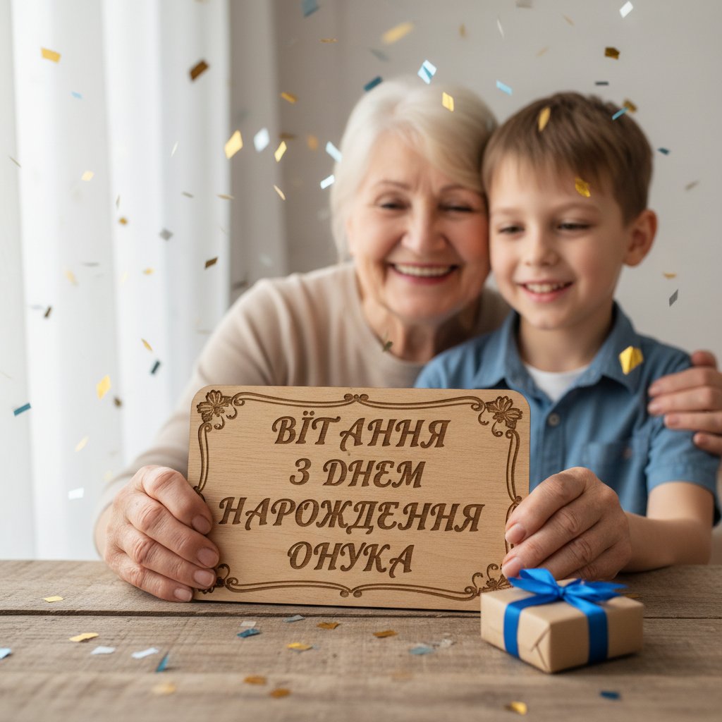 вітання з днем народження онука