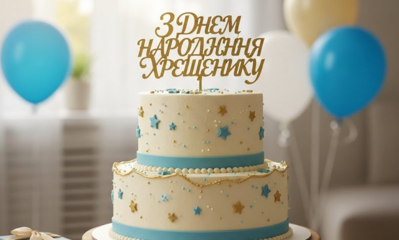 з днем народження хрещенику