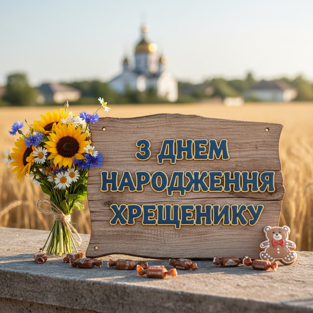 з днем народження хрещенику