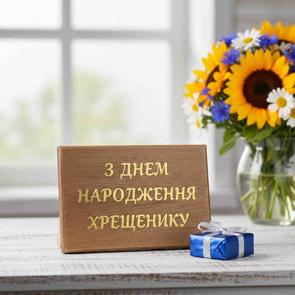 з днем народження хрещенику