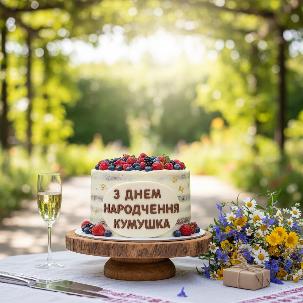 з днем народження кумушка