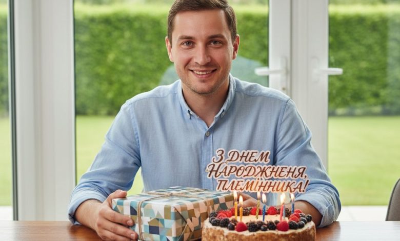 з днем народження племінника дорослого