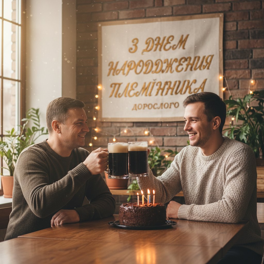 з днем народження племінника дорослого