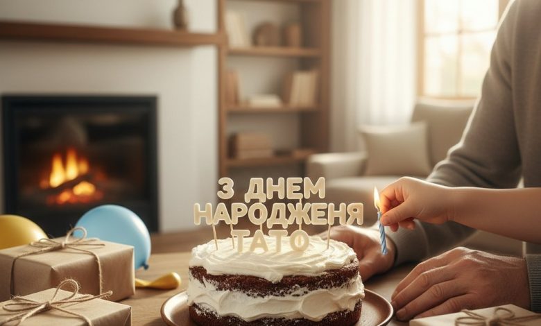 з днем народження тато