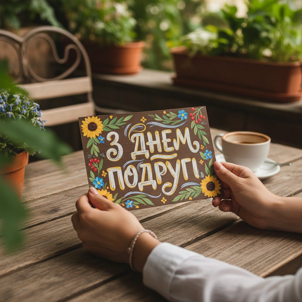 з днем подруги українською