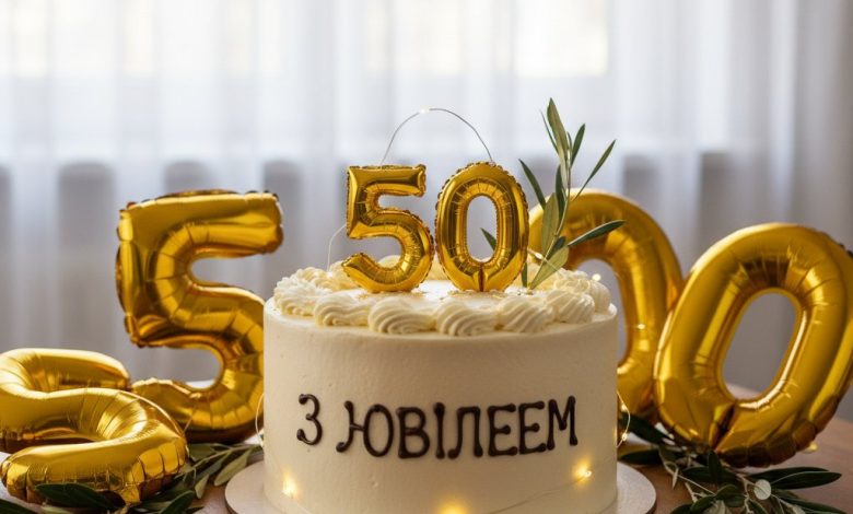 з ювілеєм 50