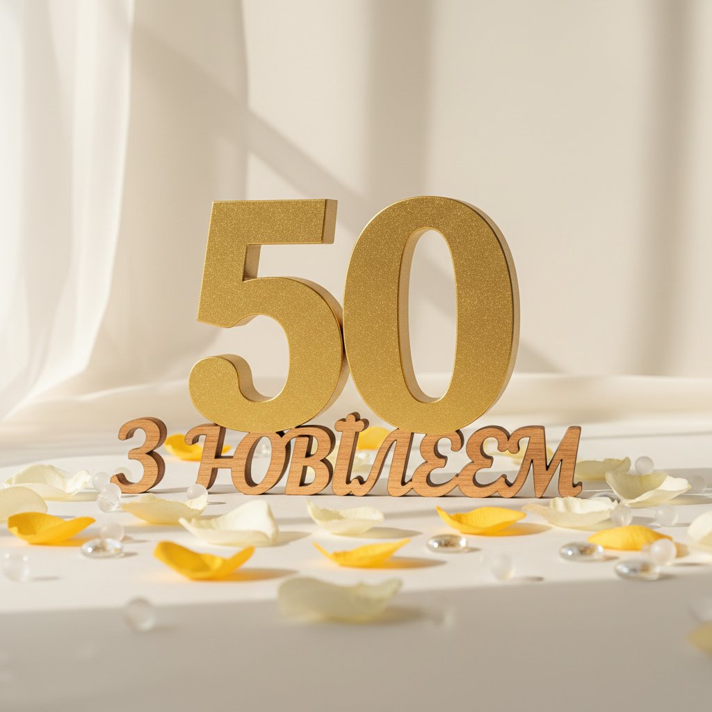 з ювілеєм 50