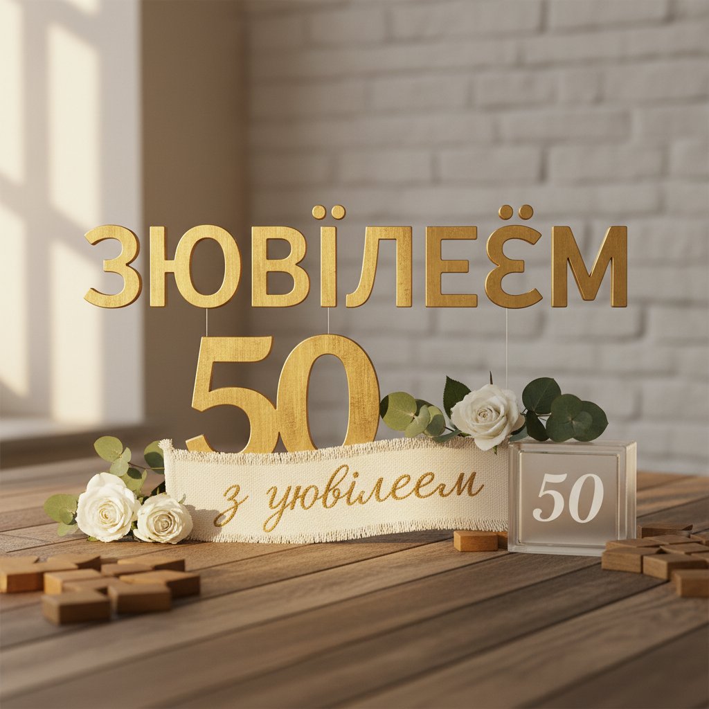 з ювілеєм 50