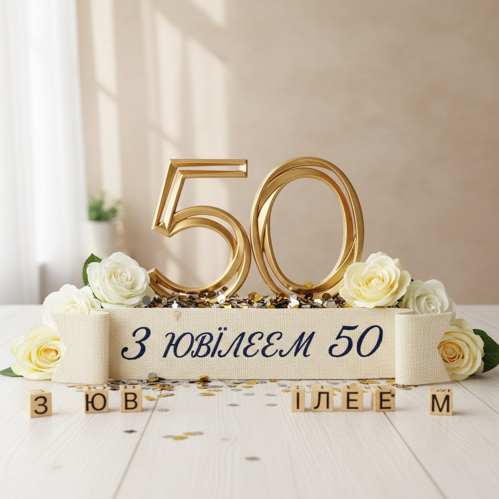 з ювілеєм 50