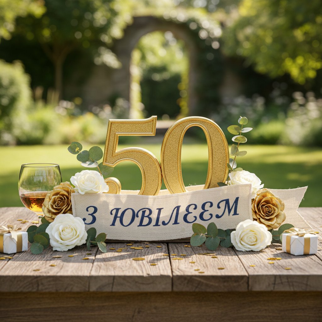 з ювілеєм 50
