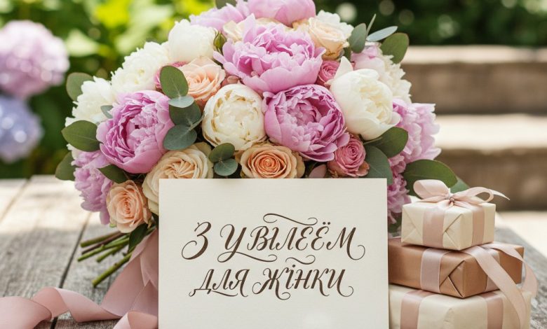 з ювілеєм для жінки